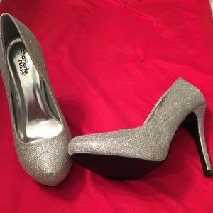 Silver Bling Pumps